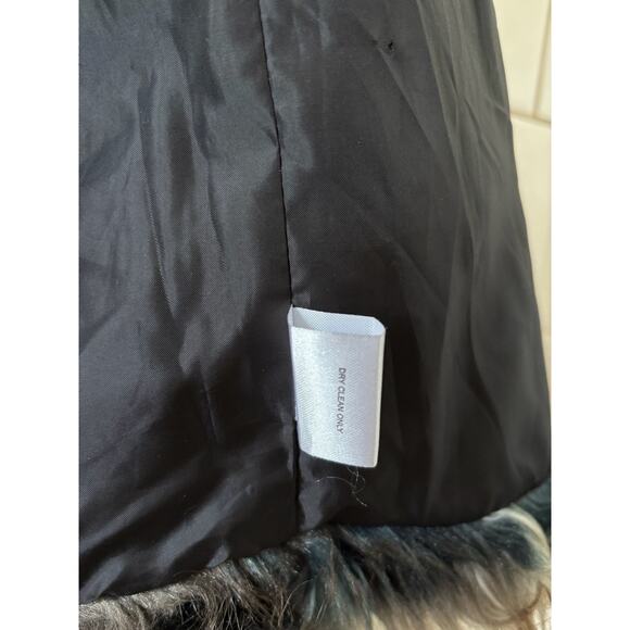 Romeo & Juliet Couture Faux Fur Mosaic Coat Jacket Womens Size S - Picture 6 of 6